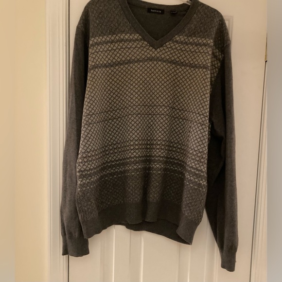Van Heusen XL men’s sweater in gray with cream - Picture 4 of 4